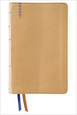NIV, Student Bible, Personal Size, Leathersoft, Tan, Comfort Print IMITATION ...
