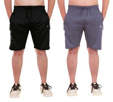 Mens Gym Running Shorts Men's Plain Summer Shorts Polyester Beach Style Shorts