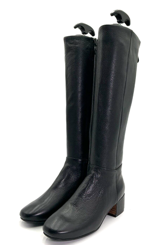 Gentle Souls by Kenneth Cole Ella Back Zip  Women's 5.5 Black Leather Boot - Picture 1 of 9