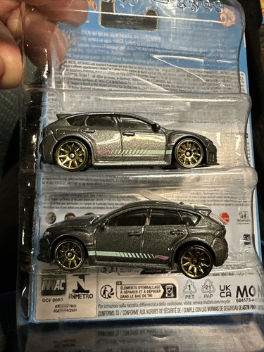 PAR Hot Wheels Gris SUBARU WRX STI Exclusivo Nuevo SUELTO VARIANTE DE COLOR - Imagen 2 de 4