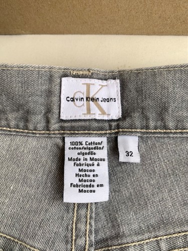 Jeans Calvin Klein Vintage Gris Denim - Imagen 9 de 10
