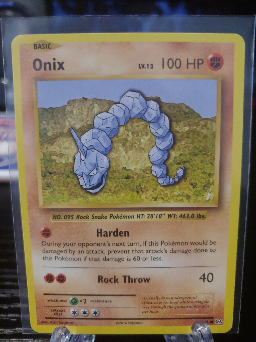 Pokemon Card TCG Trading Card Game XY Evolution #61/108 Onix English