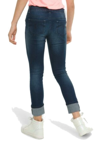 Justice Girls Jeweled Jeggings Dark Wash - Picture 2 of 2
