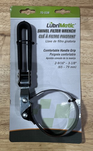 Swivel Handle Oil Filter Wrench 70-538, 2- 9/16 to 3-1/8" (65-79mm) NEW - Bild 1 von 2