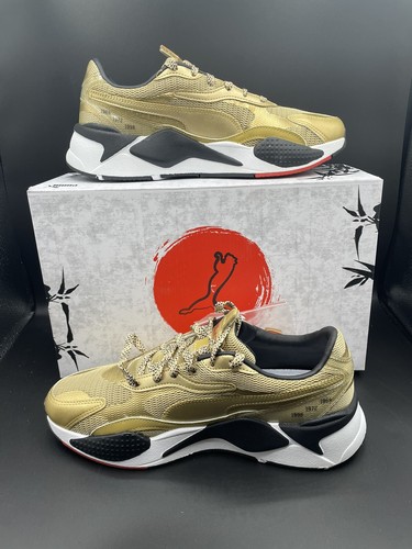 New Puma RS-X3 WC Running Shoes Mens Size 9 Gold/Black 374808-01 - Imagen 5 de 10