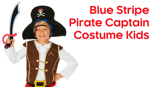 Piratenkostüm für Kinder Jungen Mädchen Pirat Kostüm Karneval Faschingskostüm - Video 1 von 1
