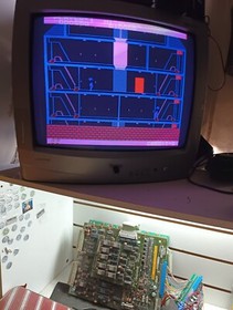 Elevator Action Arcade PCB Game Board Taito Shooting Action 1983 with jamma ADAP