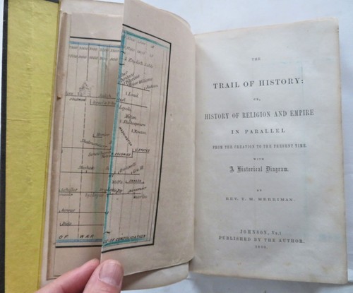 History of Empire Religion Parallel Histories 1860 Time Line chart rare book - Afbeelding 1 van 12
