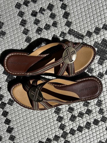 Sandali Montego Bay Donna 8W Marroni Ricamati Slip On - Foto 4 di 9