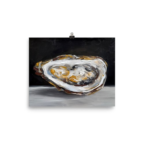 Austernmalerei Giclée Fine Art Print Stillleben für Küche Bauernhaus Deko - Bild 4 von 5