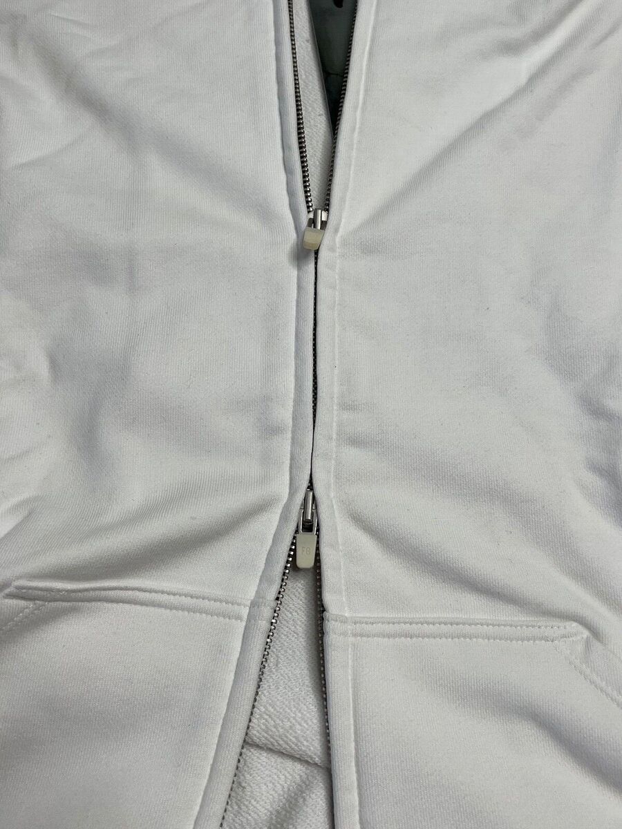 Fear of God Sixth Collection White Full Zip Hoodie Medium Fear of God Sixth Collection White Full Zip Hoodie Medium
