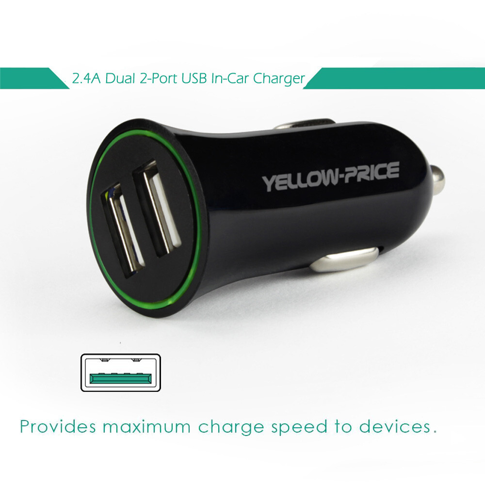Flat Flexible 3.3FT. MFI Certified Lightning to USB Cable For iPhone Car Charger