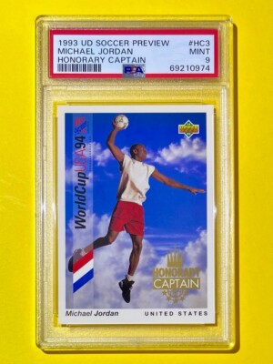 UPPERDECK トレーディングカード　53/100 Michael Jordan MINT WORLD CUP USA SOCCER HONORARY CAPTAIN 1993