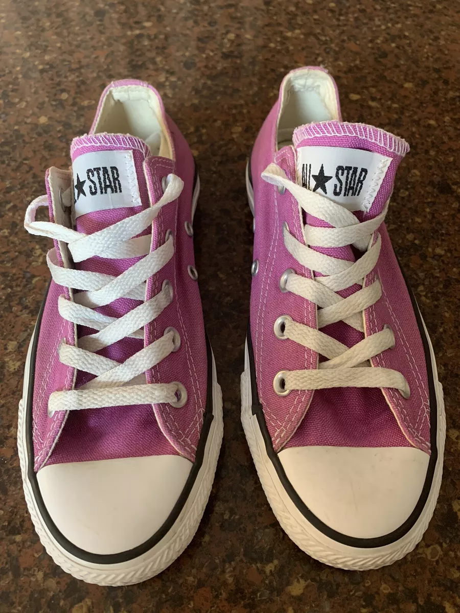 Purple converse size 6 new arrivals