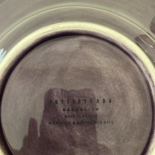 POTTERY BARN SAUSALITO Lavender Purple 10” Salad Dessert Plate - Picture 6 of 7