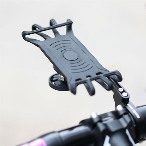 Cell Phone Silicone Mount Holder GPS Motorcycle MTB Bike Bicycle 360 Rotation - Picture 2 of 11
