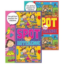 Spot The Difference Puzzle Books A4 Children's Kids Learning Activity