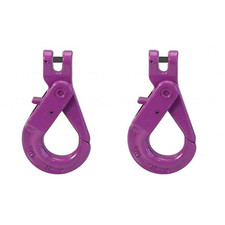 KWB Grade 100 Clevis Self Locking Hook - Size 3/8Inches - 2 Pack