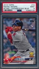 2018 Topps Rafael Devers Father's Day Blue Rookie RC /50 PSA 9 MINT