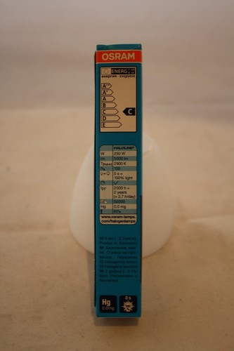 5x OSRAM R7s 64701 HALOGEN Stab 230W(wie300W)114mm(118) dimmbar!(11415)KEIN LED! - Bild 6 von 6