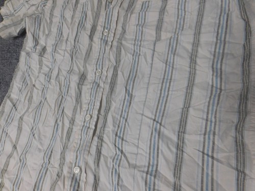 Express Mens Shirt Large striped button down - Picture 5 of 14