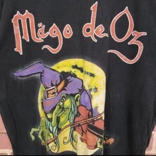 Vintage Mago De Oz Band Retro Style Black Unisex T-shirt Reprint WA0078