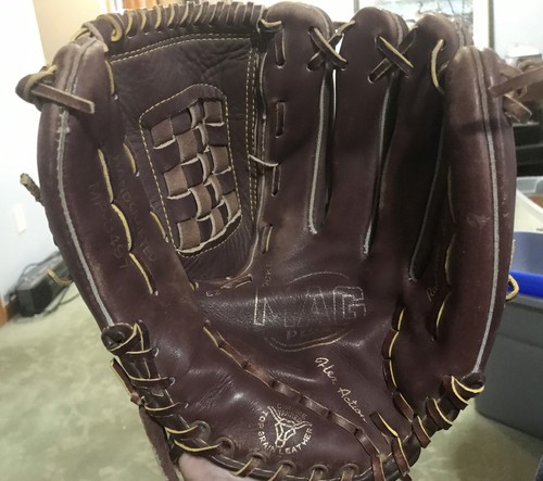 Mag Plus MP-3497 Brown Baseball Mitt Softball Glove Buckle Wrist Adj RH Throw - Picture 1 of 7