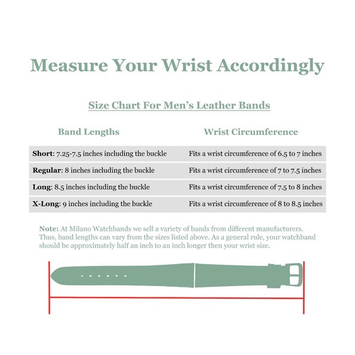 17mm DeBeer Royal Blue Handcrafted Genuine Crocodile Watch Band Stitched Regular - Picture 5 of 6