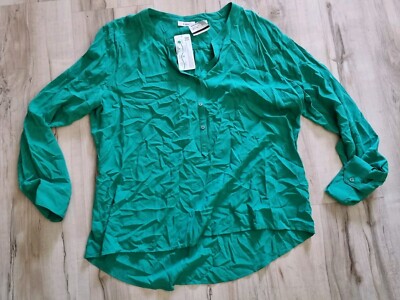 Marie Lund Bluse Gr. 46 Damen Grün NEU