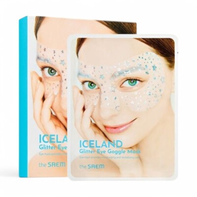 The Saem Iceland Glitter Eye Goggle Mask 10ml x 10 sheets #mde