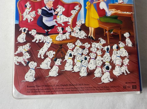 Black Diamond Classics 101 Dalmatians Walt Disney VHS 1992 video Movie - Picture 4 of 10