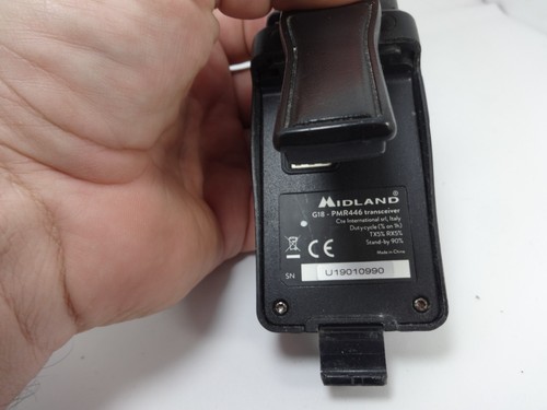 Vintage MIDLAND C18 PMR446 transceiver not tested - Picture 5 of 21