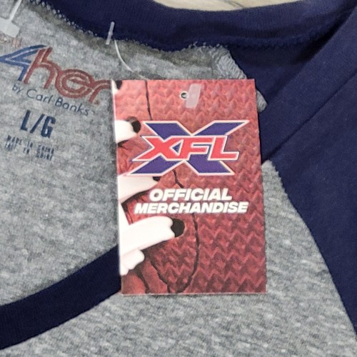 G-III 4Her T-Shirt Women's Large Gray Seattle Dragons V-Neck Long Sleeve New - Picture 5 of 8