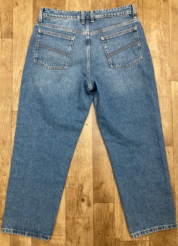 Collusion Asos Women’s Blue High Rise Straight Leg Petite Jeans W32 L26 A94 - Picture 11 of 11