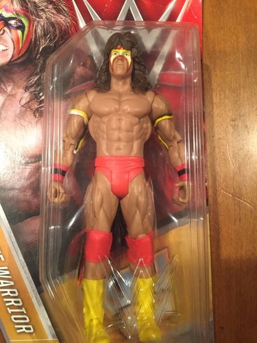Figura de acción Ultimate Warrior 2015 WWE WWF de Mattel nueva en caja lucha libre nueva en paquete - Imagen 2 de 3