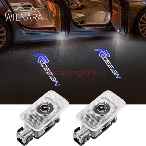 for VOLVO R Design S V XC 40 60 80 90 Car Door Puddle Lights Courtesy Logo - Picture 8 of 9