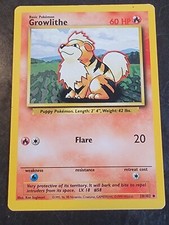 Growlithe 28/102 Uncommon Pokemon Base Set 