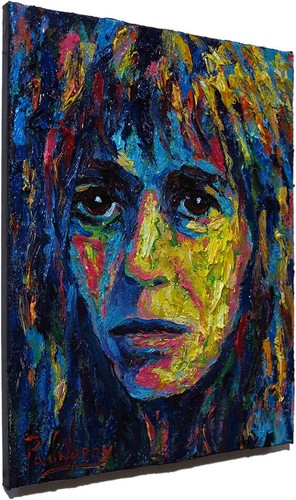 OIL PAINTING█VINTAGE exPRESSIONISt ART█SIGNED ABSTRACT█ORIGINAL IMPASTO█PORTRAIT - Picture 4 of 21