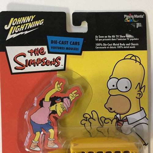 Johnny Lightning The Simpsons Springfield Elementary School Bus #38001 Otto NEW - Picture 3 of 11