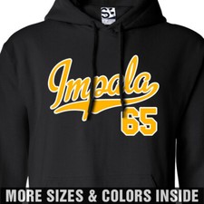 65 Impala PRO Jersey HOODIE | 2 Color Script Hooded Sweatshirt SS 1965 Lowrider