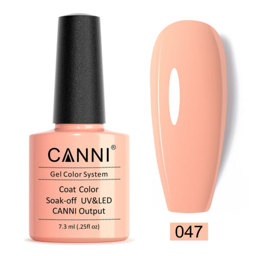 CANNI Nail Gel Polish Colour Coat 7.3ml Soak Off UV / LED Metallic Glittered UK - Picture 93 of 353