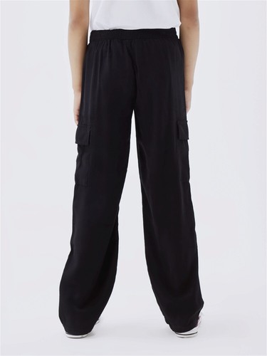 Bequeme Mädchen Cargohose Stretch Denim Baggy Pants mit Gummizug NAME IT - Bild 16 von 20