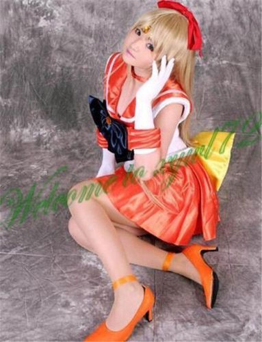 Costume Sailor Moon uniforme cosplay abito da festa e guanti oggetti di scena di Halloween - Foto 5 di 18