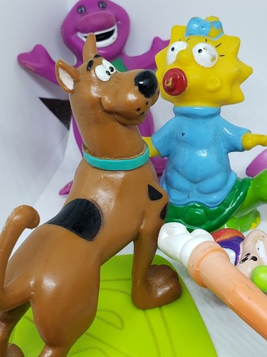 Lotto misto vintage assortito di (15) figurine PVC anni 90 vinile fantastiche! - Foto 5 di 8