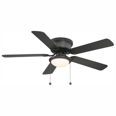 Ceiling Fan With Light Low Profile 52 Inches Flush Mount Frosted Glass Black Dry Ceiling Fan With Light Low Profile 52, Outdoor Hugger Ceiling Fans With Lights