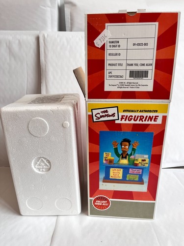 BOXED HAMILTON THE SIMPSONS SERIES APU THANK YOU COME AGAIN STATUE MODEL FIGURE