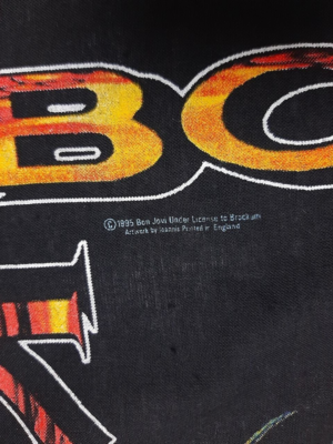 Vintage 1995 Bon Jovi These Days Headband Bandana Brokum