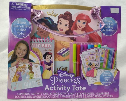 Bolso de Actividad Princesa Disney Hecho con Asas de Cartón y Tela Duraderas - Imagen 5 de 7