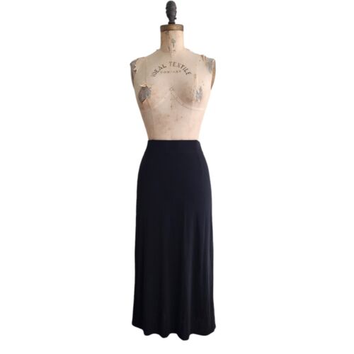 Eileen Fisher Stretch Silk Jersey Pencil Midi Skirt S NWT