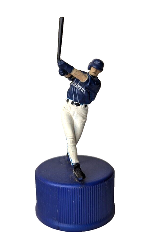 RARE Ichiro & Shuo Baseball Players Pepsi Plastic Bottle Cap Mini Figures Japan - Picture 5 of 7